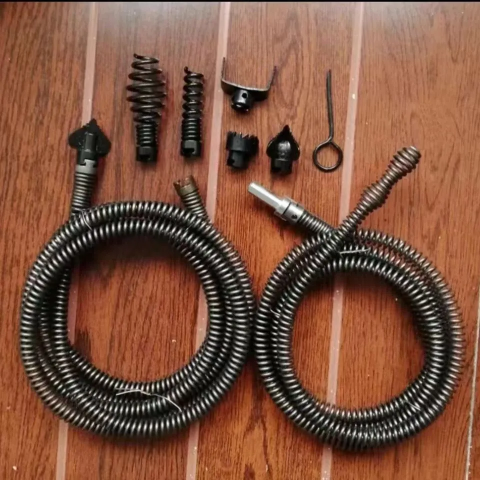 Electric Drill Parts Sewer Dredging Kit With 12mm Drill Bit