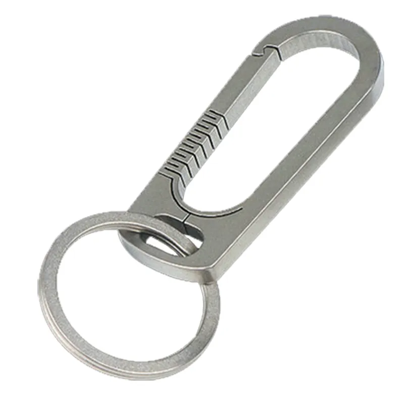 PJYTAC Titanium Carabiner Clip Small Hook EDC Small Heavy