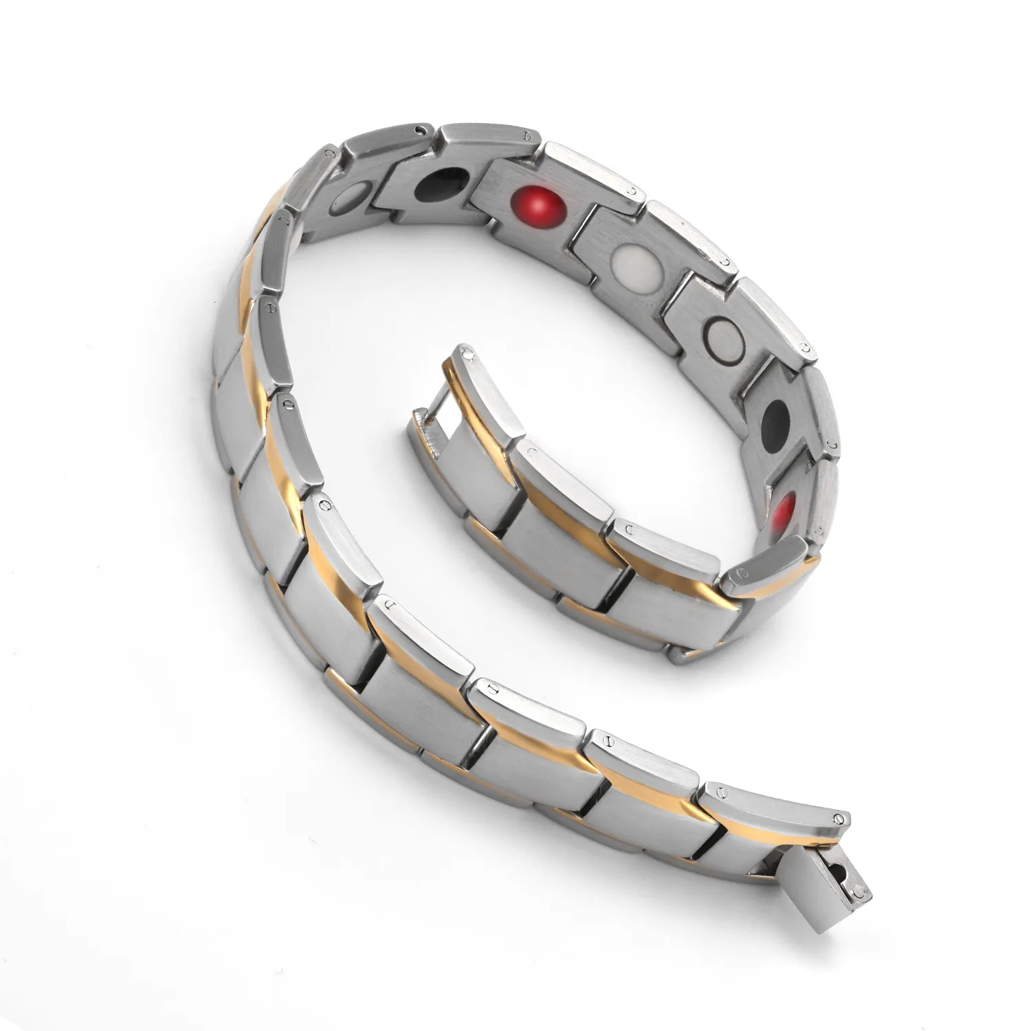 Unique Design Stainless Steel Bio Magnetic Bracelet-chantamquoc.vn