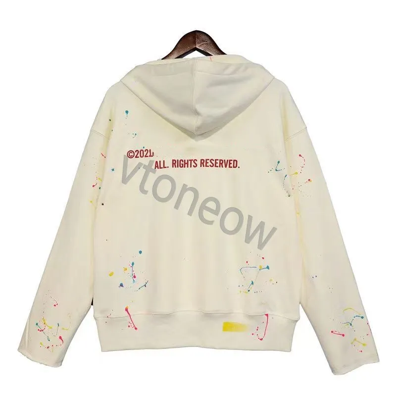 Hot sale Men s Hoodies Mens Hoodies Designer Hoodie Drawn Doodle Ink Splash Angelt Sweatshirts Bronzing Letter Sweaters Hoodys Palms