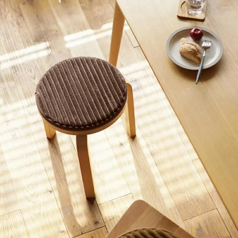Kussen Japanse stijl dubbele laag stoel ademende ronde ingekrachtige gestreepte stoelmat woning decor