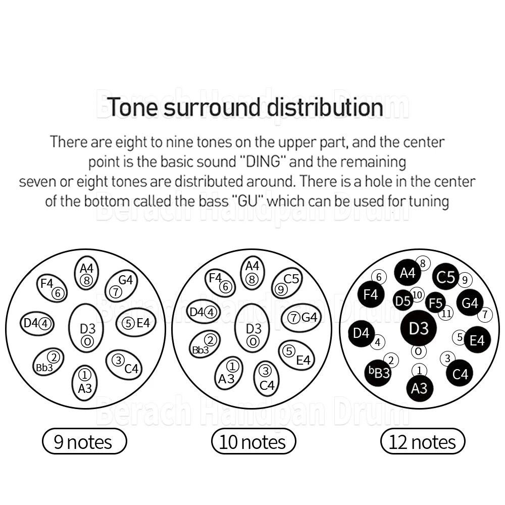 Handpan 12 notes on sale