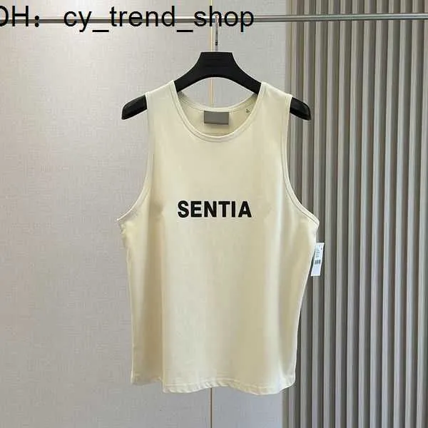 TEES T SHIRS ESSENAIL MEN SHIR 럭셔리 디자이너 패션 클로 싱 두려움 신 에스젠 3D 실리콘 카미솔 탱크 탑 느슨한 커플 스 포즈 슬리빙 TSHIR 21