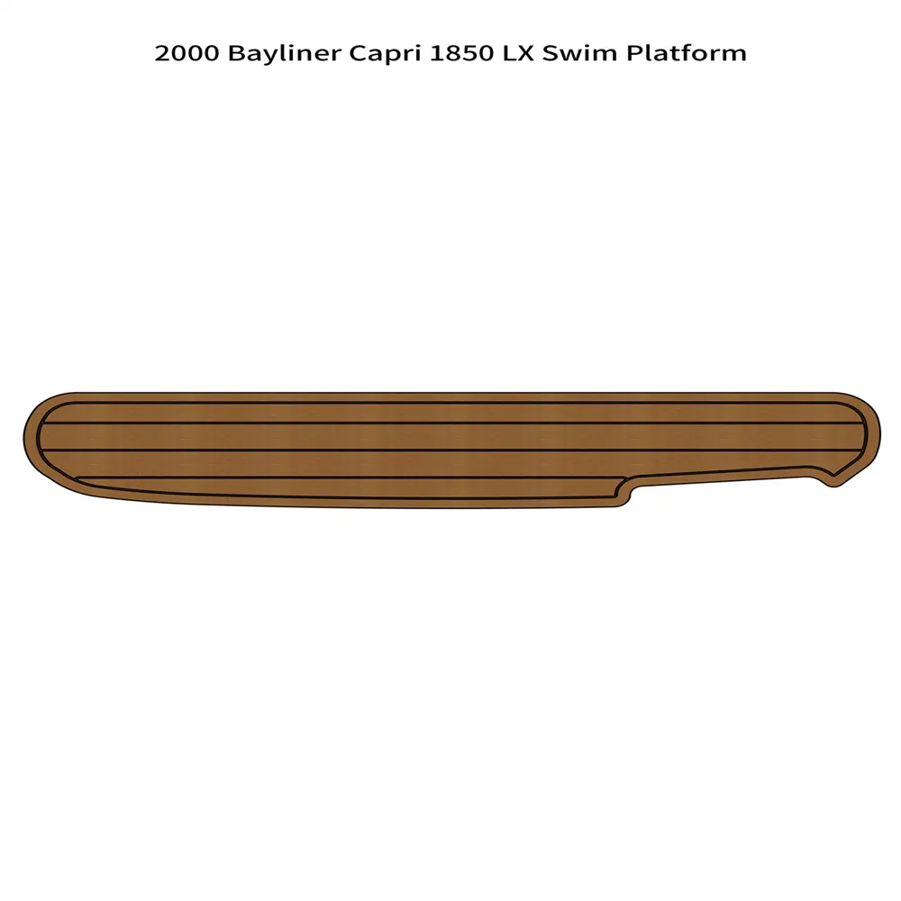 2000 Bayliner Capri 1850 LX zwemplatform Boot Eva Foam Teak Deck Floor Pad Mat