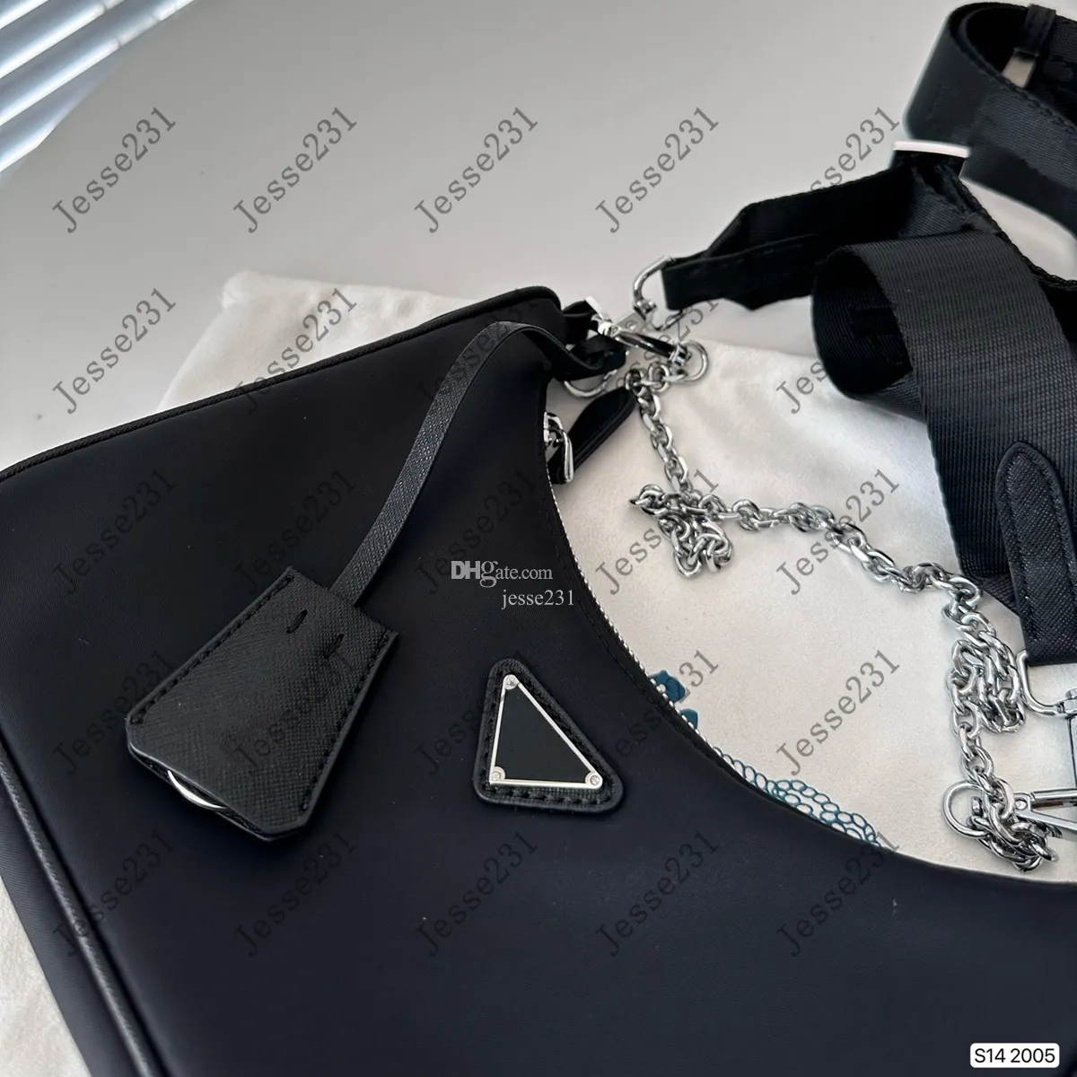 Nylon strap bag on sale