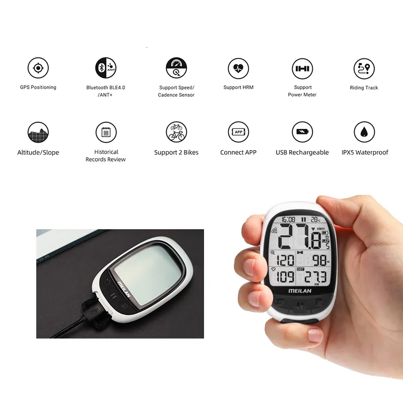 Meilan m2 gps bike computer new arrivals