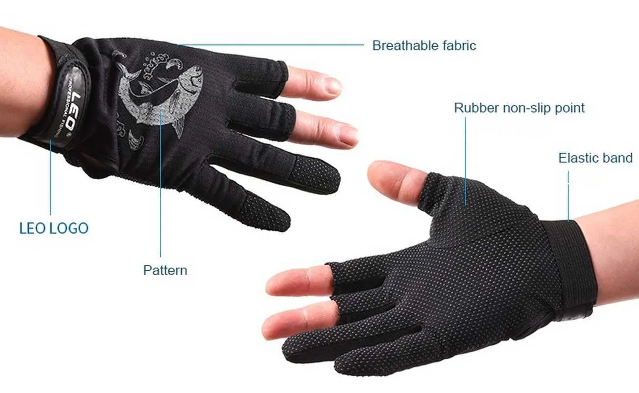 Non Slip Nylon Fishing Hand Gloves For Bike Fast Drying, Water Resistant, 3  Cut Finger For Outdoor Sports Protection Fish Equipment P230512 From  Mengyang10, $7.64