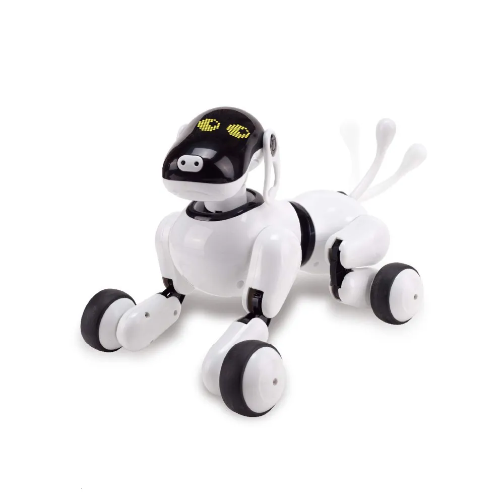 Robot Perro Interactivo Con Control Remoto – Juguete Educativo STEM Para Niños Y Niñas, Kit De Montaje De Mascota Robótica Con Luces Y Movimiento
