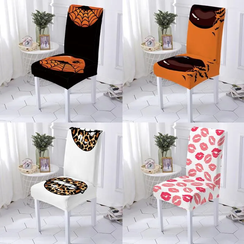 Stoelbedekkingen Lip Home Seat Case Kantoor achterhuis restaurant El Slipcovers Protector Decoratie