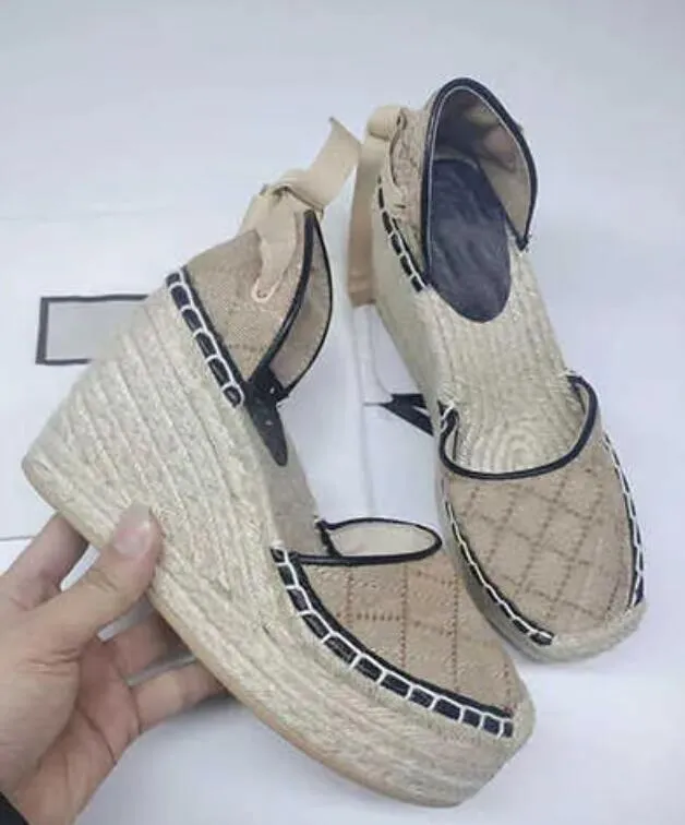 Summer Designer Donna Sandali Con Zeppa Con Plateau Scarpe