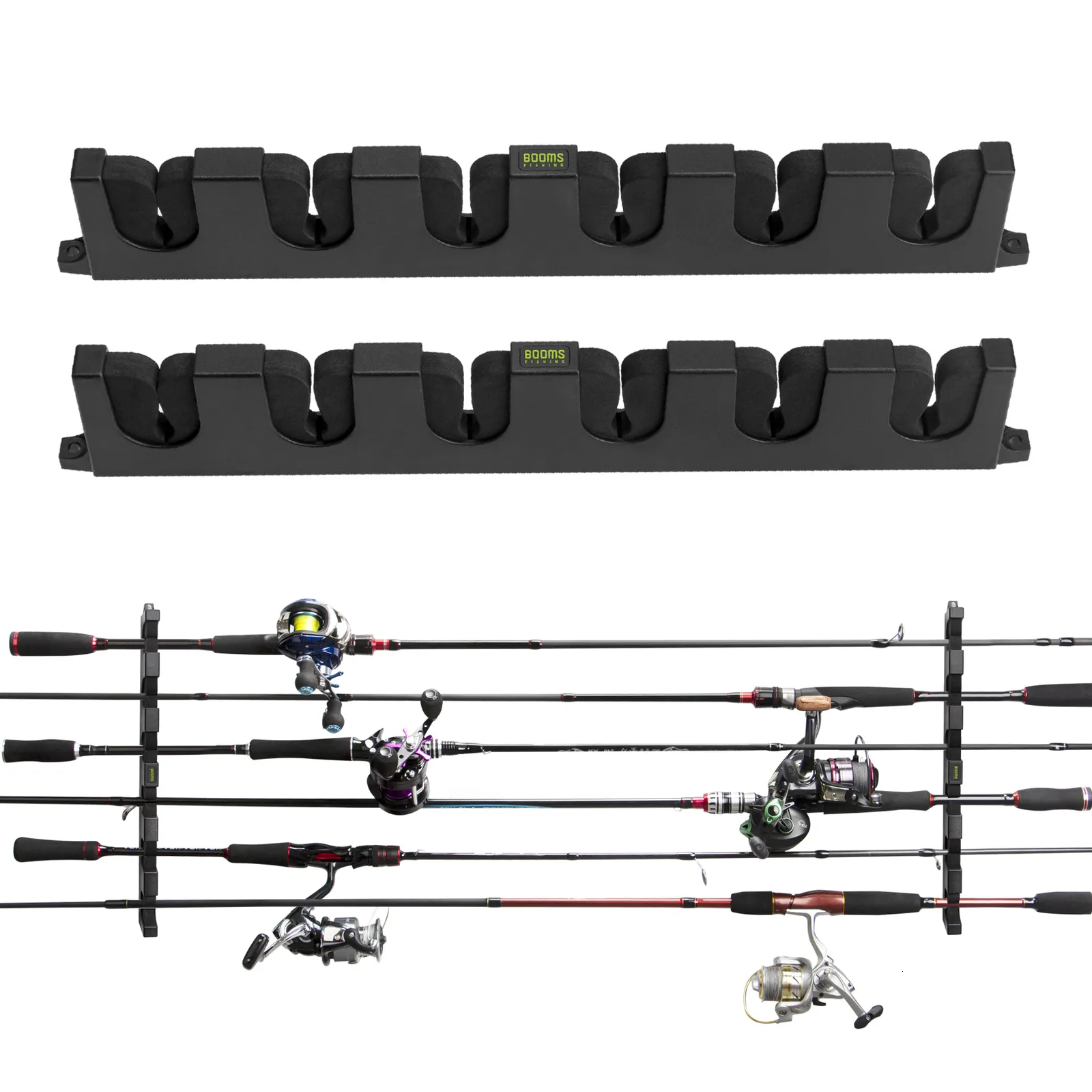 Fishing Accessories Booms WV5 Horizontal 6 Rod Rack Rod Holder