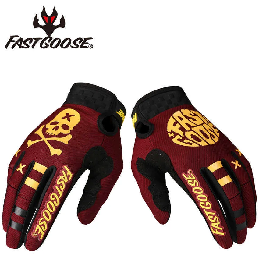 Guanti Motocross-Enduro - E-Bike Iridium Rosso Nero - Foto 8