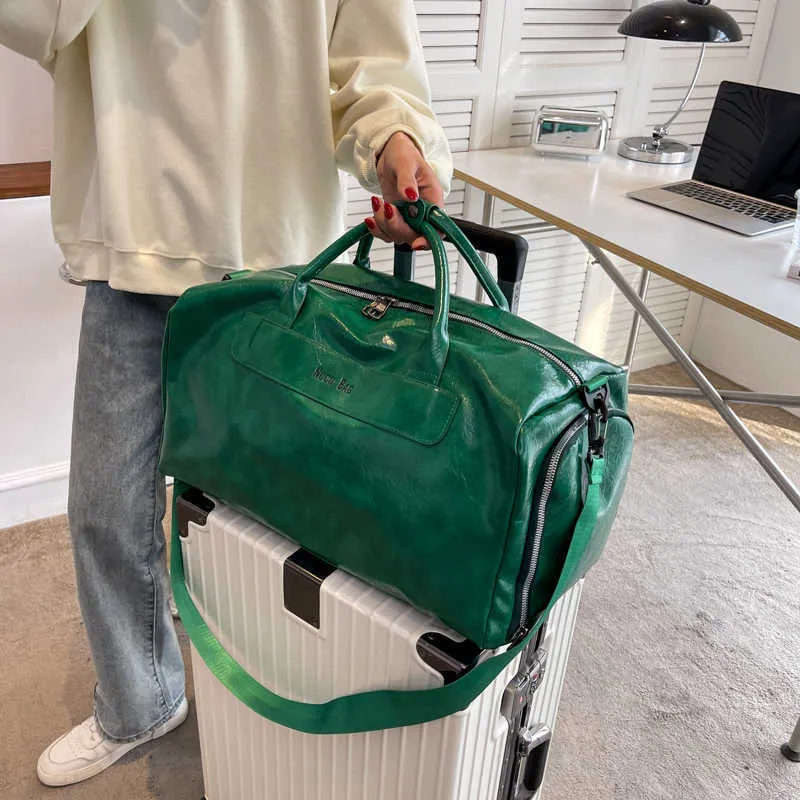 Duffel Bags Senior Soft Leather Travel Bag