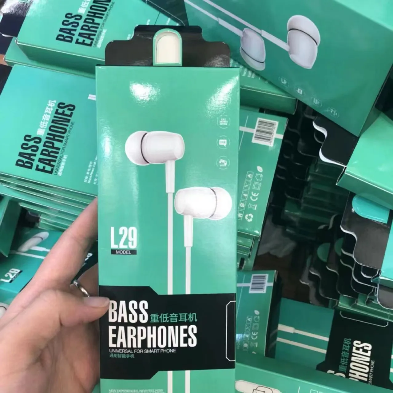 Super Bass 3.5mm Wired Earbuds With Mic For IPhone And Samsung