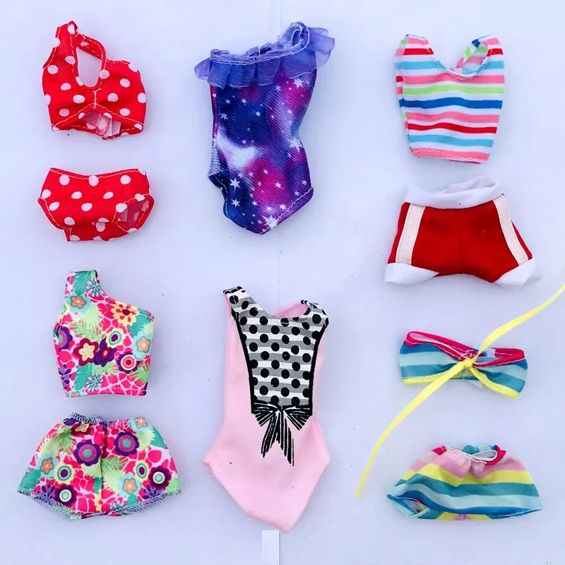 Mini Swimsuit Fashion Kawaii Doll Outfit Clothes Dress Bikini For Barbie Kids Toys DIY Children Summer Gifts From 4 71 DHgate