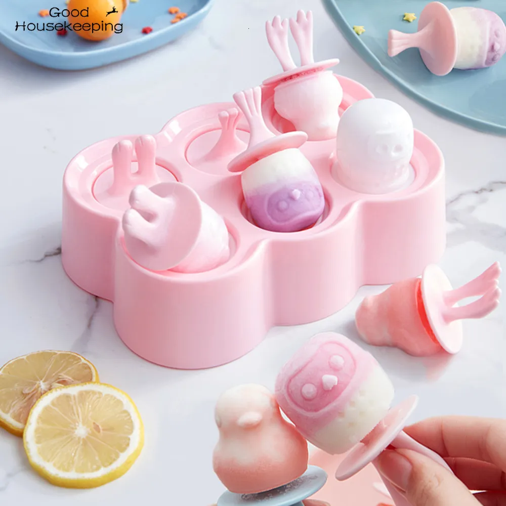 Outils de crème glacée Silicone Lolly Maker Popsicle Moules Mini Glace Pops Moule Crème Glacée Bébé DIY Complément Alimentaire Outil Fruit Shake Moule À Crème Glacée 230512