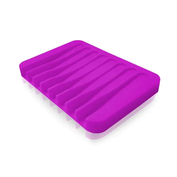 Non-slip Silicone Soap Holder Flexible Soaps Dish Plate Holders Tray Soapbox Container Storage Bathroom Kitchen Accessories