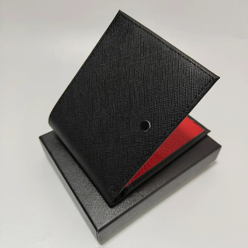 أعلى ذكور طراز محفظة مصمم بطاقة الأزياء حقيبة الأزياء الأزرق الأحمر المحفظة لبطاقة الفاخرة