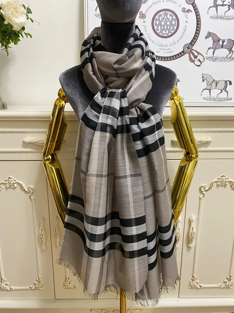 Burberry scarf 80 wool 20 silk sale