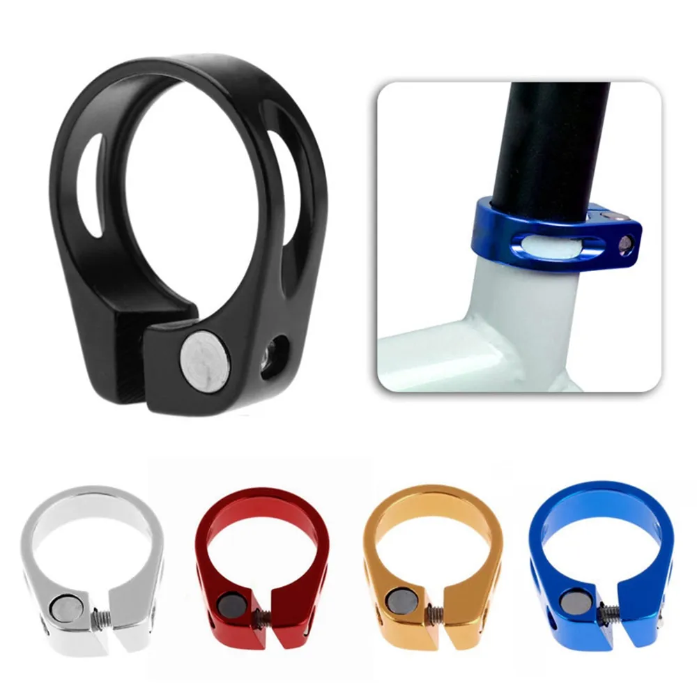 Aluminum Alloy Hollow Out Bicycle Seatpost Clamp 31.8 34.9mm Seat