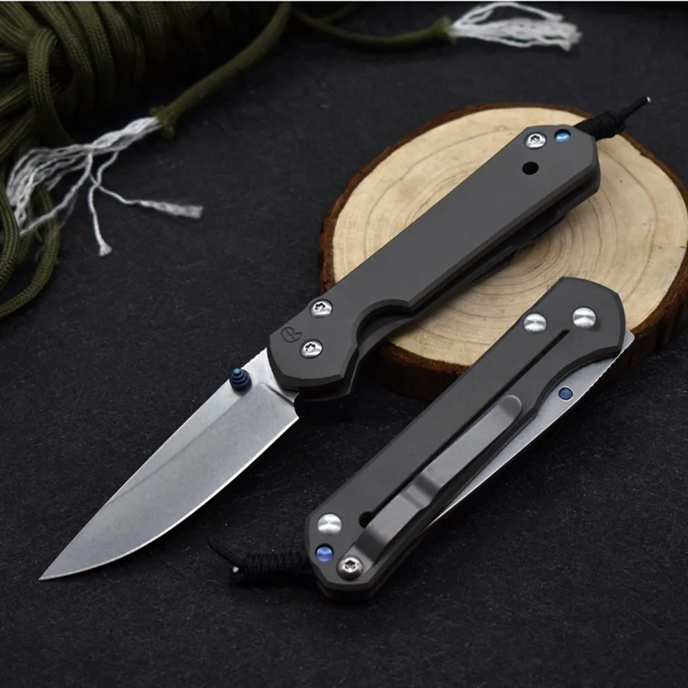 Chris Reeve Folding Knife EDC Multi High Hardness D2 Militära knivar för jakt Camping Survival Outdoor Everyday Carry 082