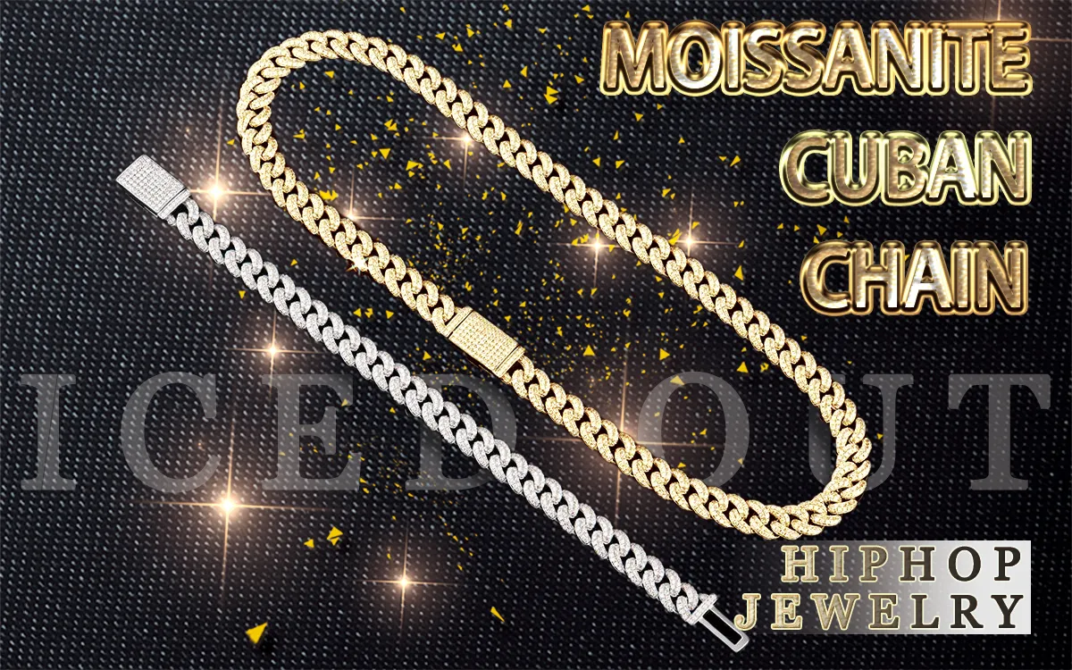 Baguette Diamond Mariner Link Chain Necklace For Men And Women_voghion.com