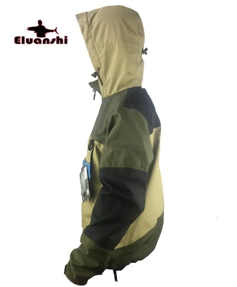 ELUANSHI Waterproof Breathable Fly Fishing Wader Jacket Outdoor Life Long  Sleeve For Wading And Clothing From Diao09, $60.67