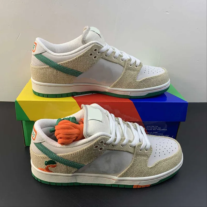 Dunks Designer Shoes Jarritos x SB Dunks Low Phantom Safety Fantome Securite Orange Outdoor Sports SNKRS With Original Box Fast Delivery