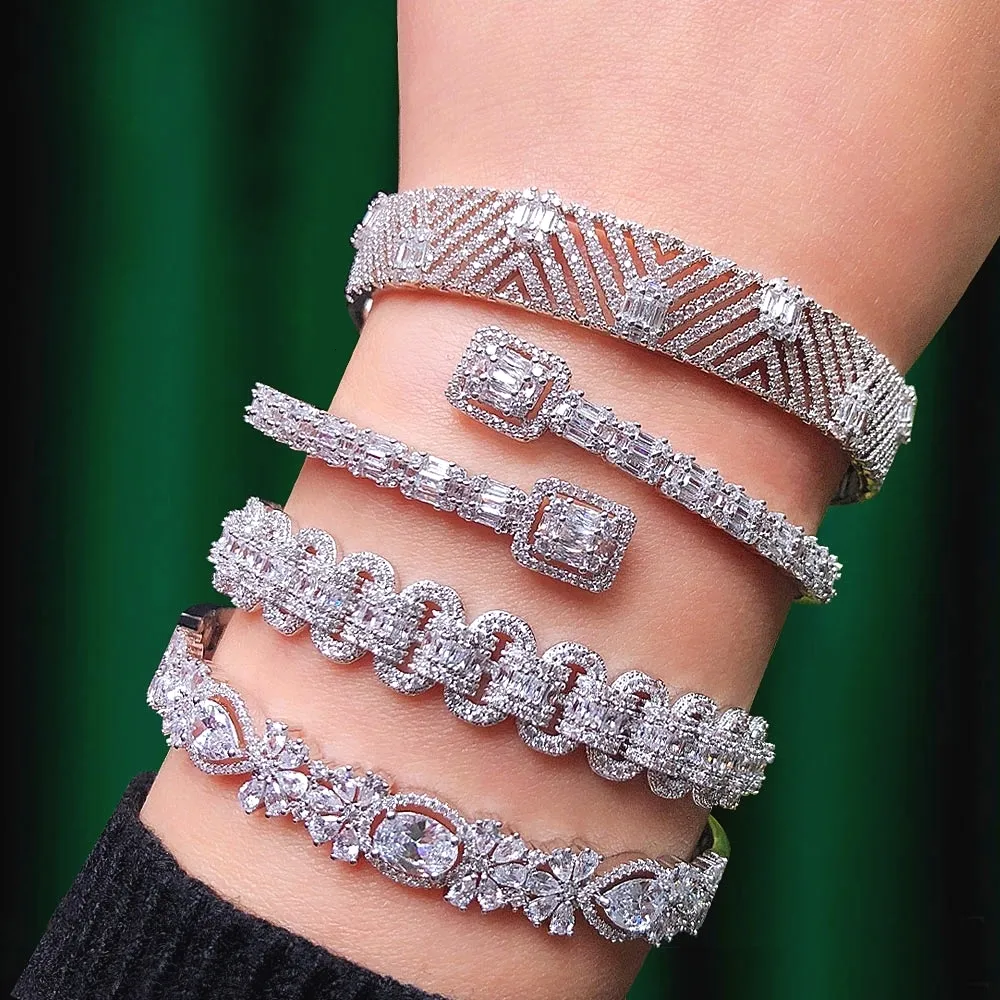 Charm Bracelets GODKI Luxury Trendy Saudi Arabia Bangle Ring Jewelry Sets For Women Wedding Party Indian Dubai brincos para as mulheres 2023 230511