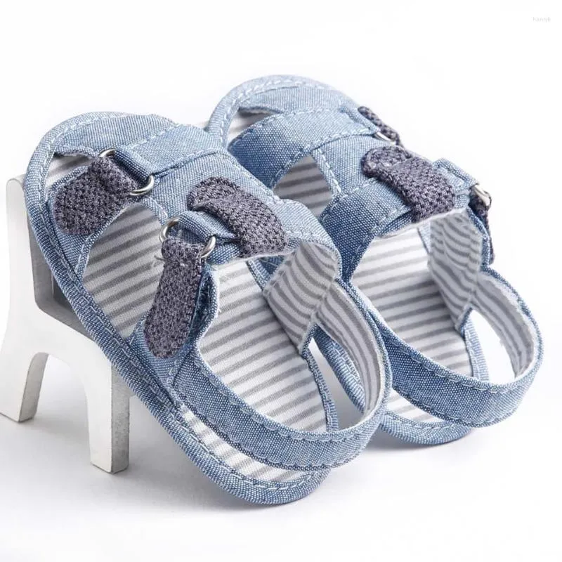 İlk Yürüyüşçüler Moda Sandalet Bebek Ayakkabıları Erkekler İçin Toddle Yumuşak Bottom Anti-Slip Anti-Slip Bebek Walker Crib doğumlu Prewalker