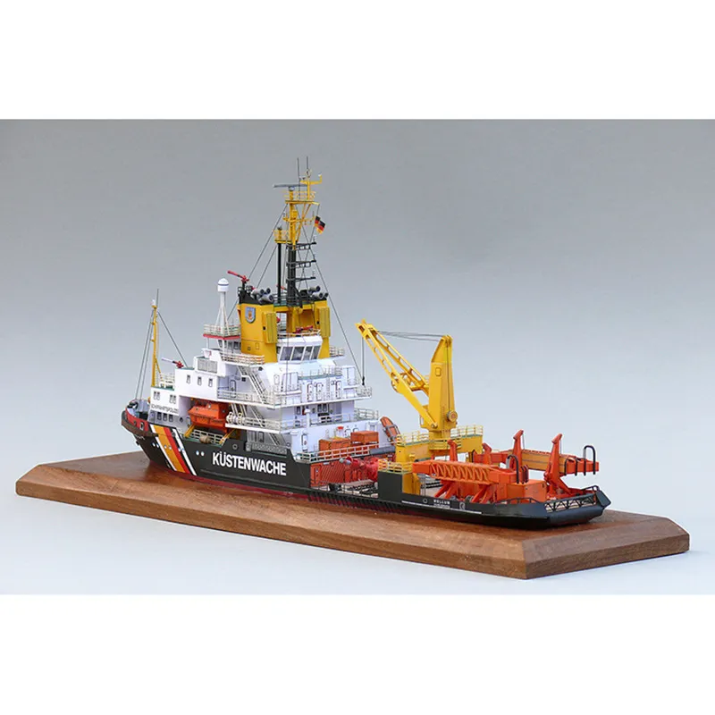 Andra leksaker 1 250 Tysk Mellum Marine Pollution Monitoring Ship Paper Model 230511