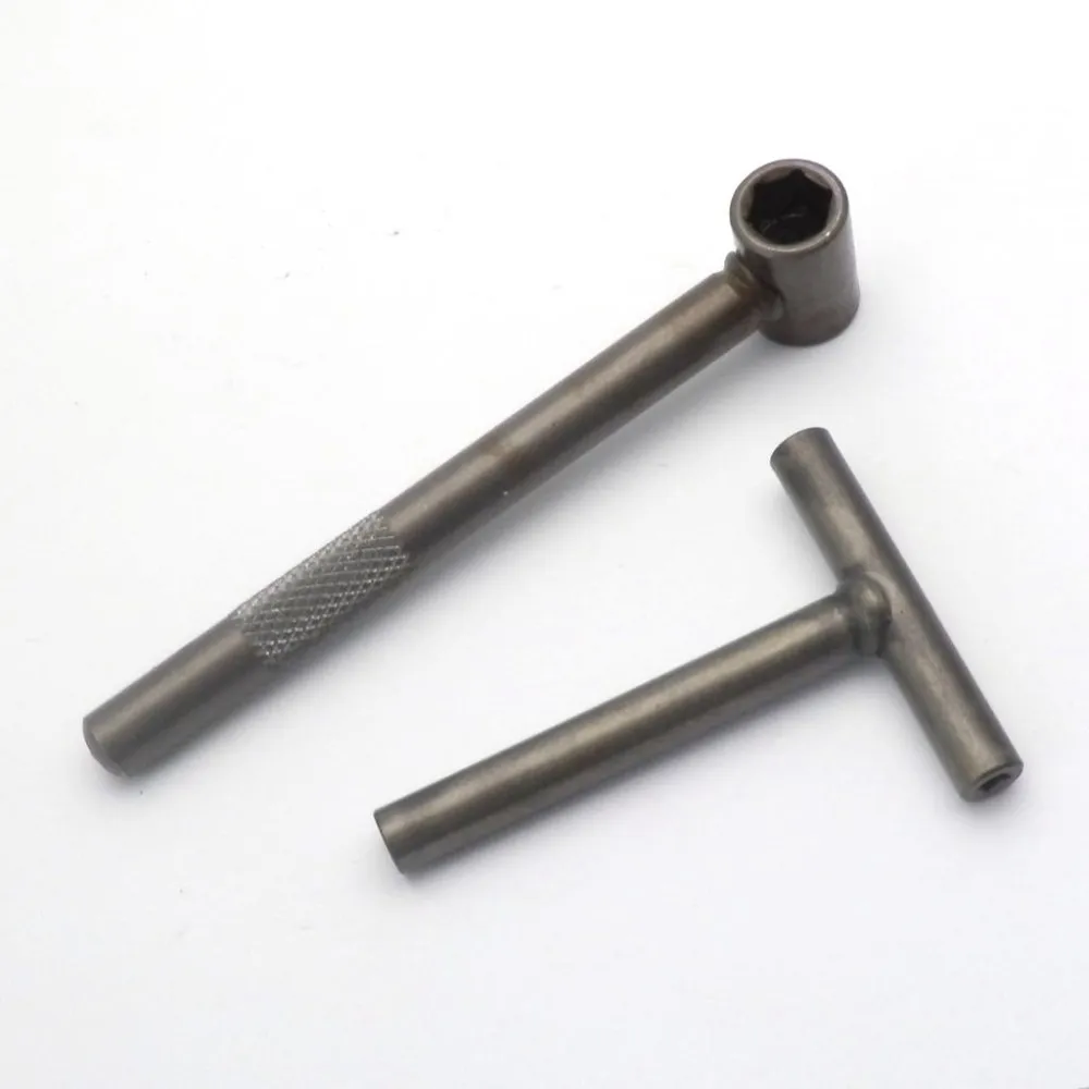 Strumento di regolazione della valvola del motore del motociclo Chiave a esagono incassato quadrato T Chiave a vite per valvola 8mm 9mm 10mm Spessimetro da 0,02 a 1 mm