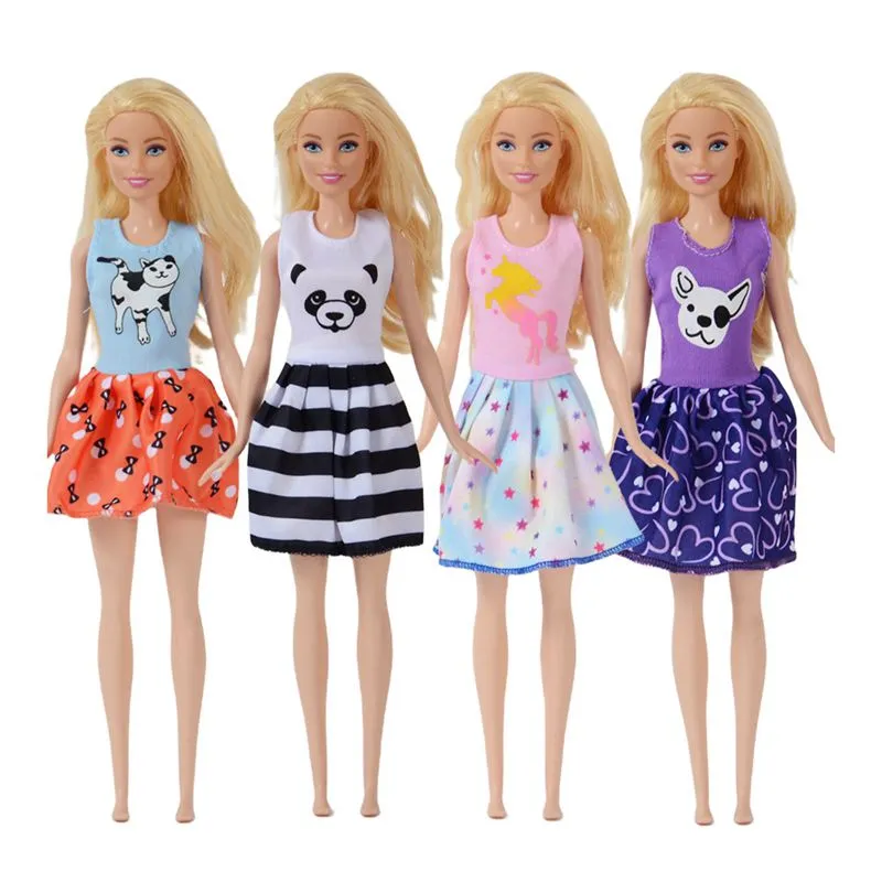 Camisetas Estampadas para Barbie DIY 