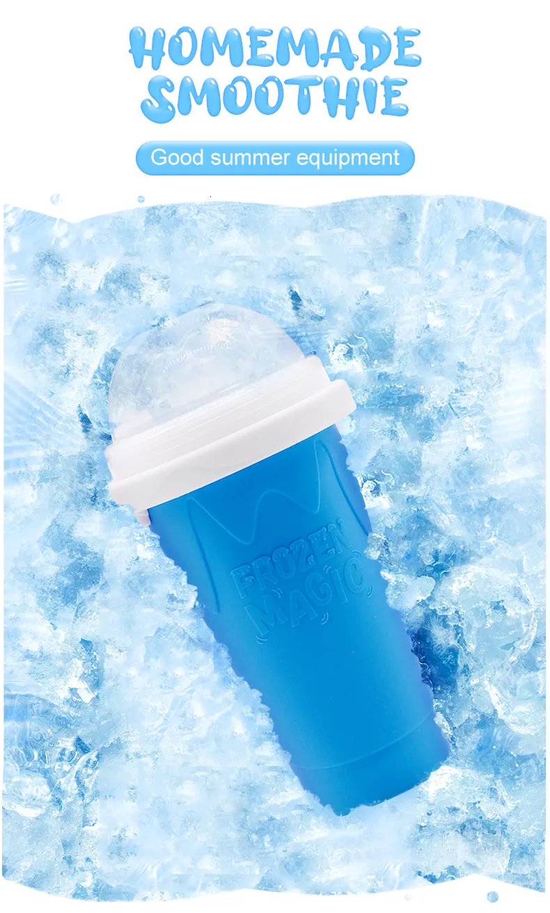 Taza para hacer granizados – DIY Magic Slushy Maker Squeeze Cup, taza Taza para hacer granizados – DIY Magic Slushy Maker Squeeze Cup, taza