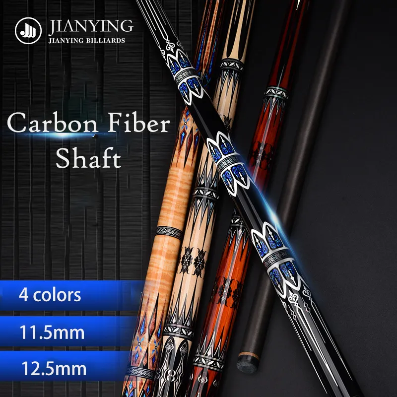 Biljard Cues Yfen Carbon Fiber Pool Stick 11 5mm 12 5mm Professional With Case Extension 230512