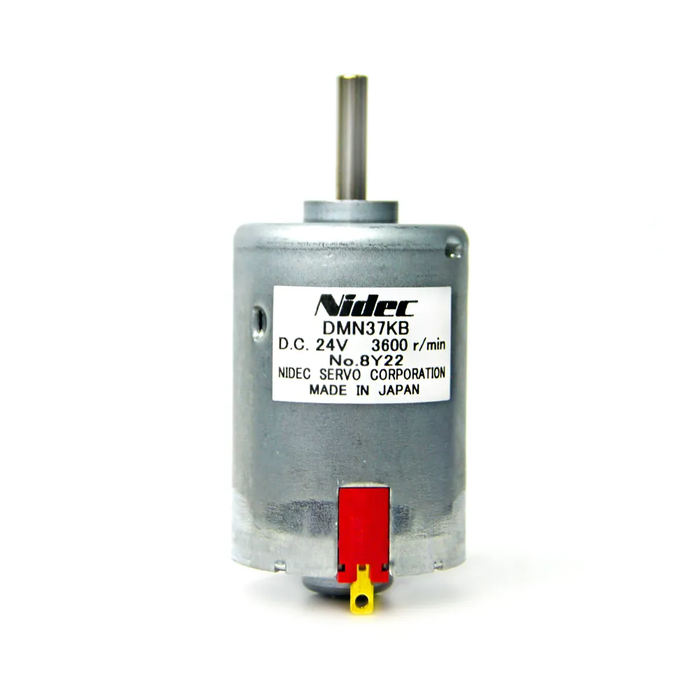 NIDEC Servo Small DC Brush Motor DMN37KB från Japan Rated Speed ​​3600R/MIN