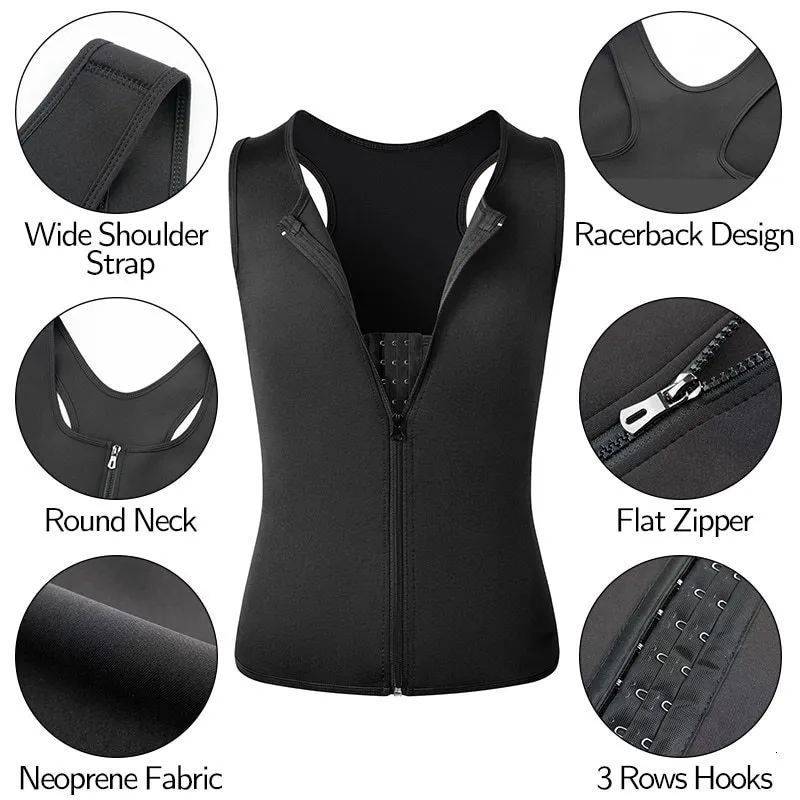 Neoprene body shaper slimming vest hotsell