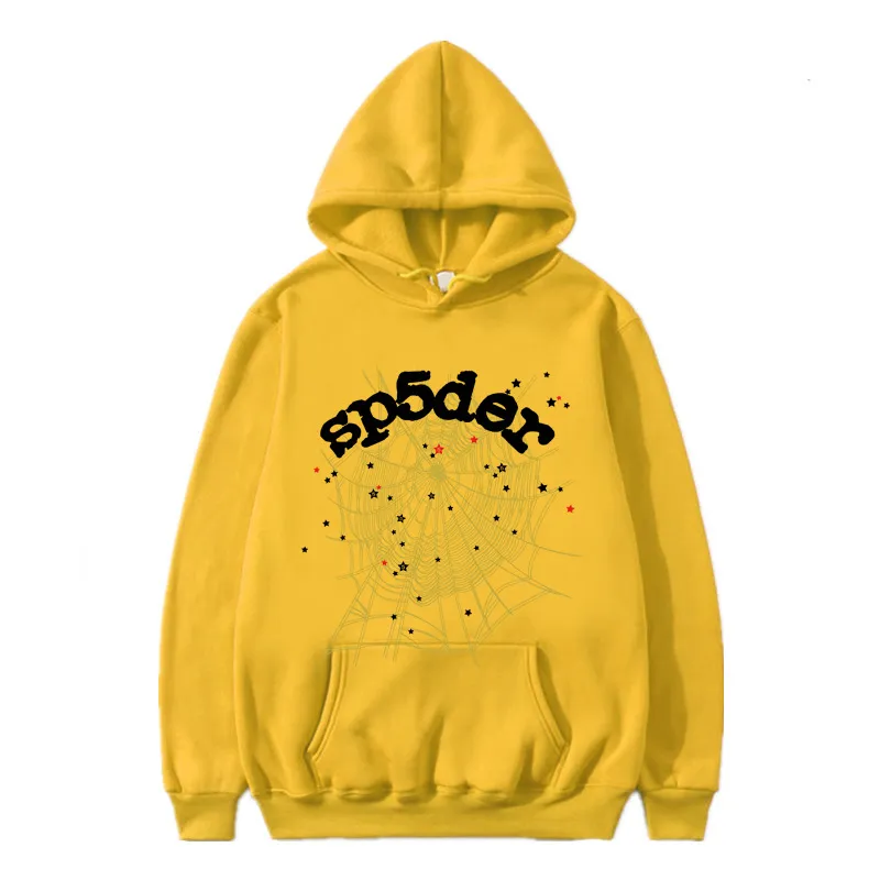 Pink Sp5der Hoodie Tracksuit Young Thug Sweatpants Brown Pullover