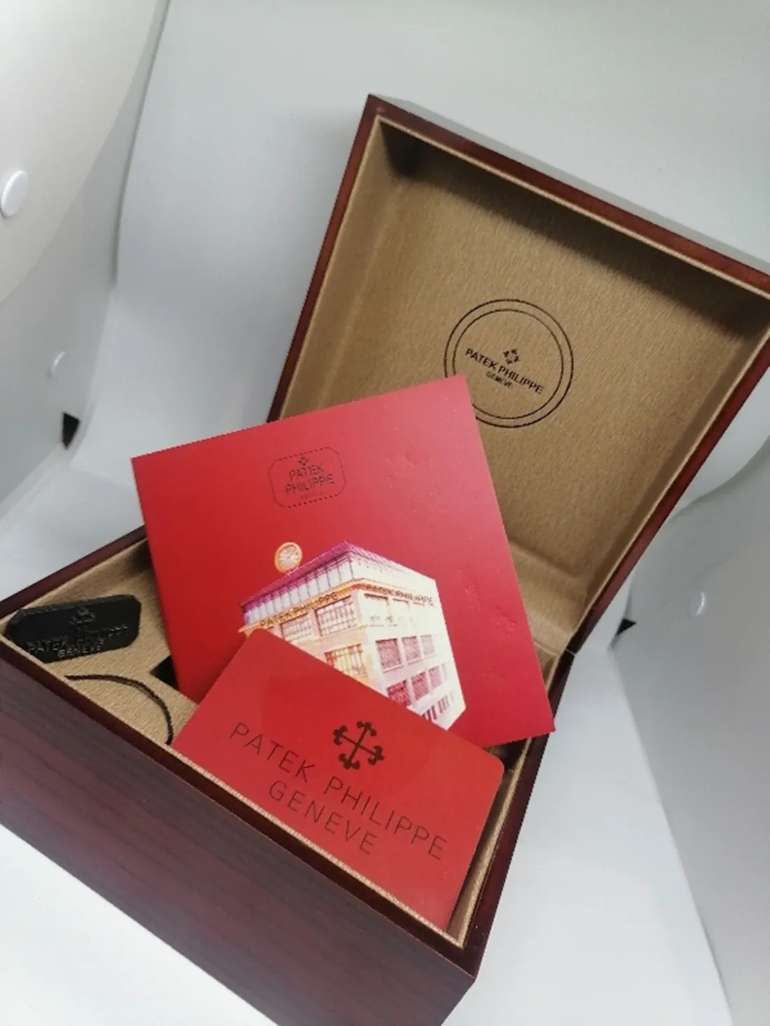 Luxe hoogwaardige eeuwige rode horlogebox houten dozen voor 116660 126600 126710 126711 116500 116610 Horloges Accessoires Cases Boxes 2023