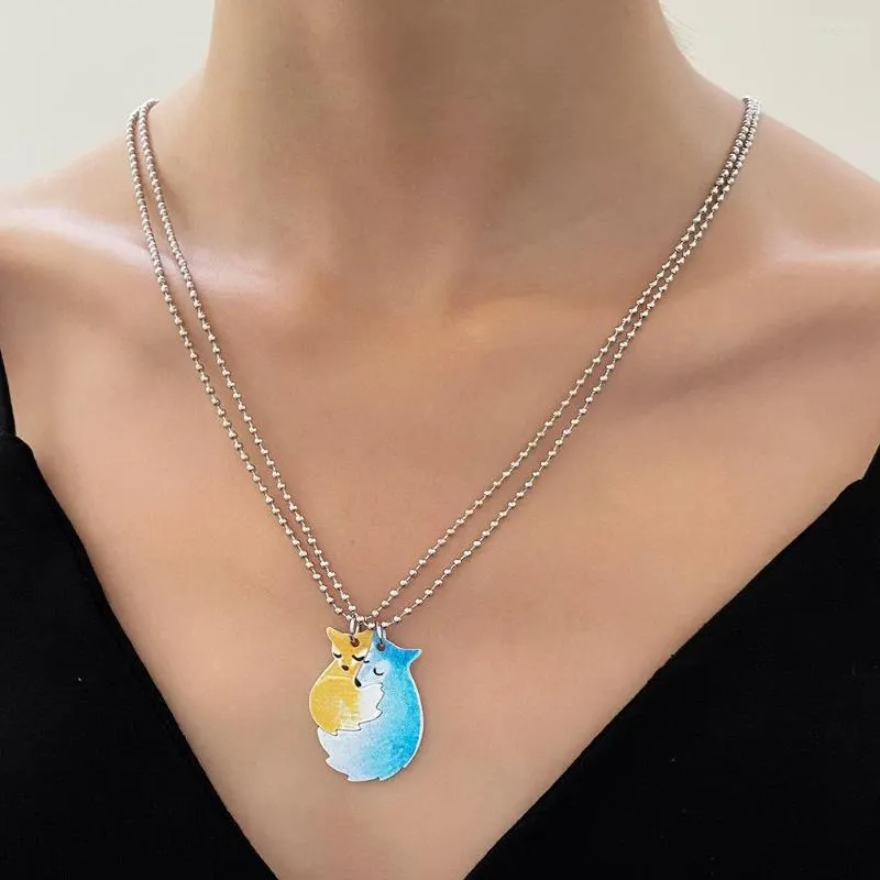 Wolf bff deals necklaces
