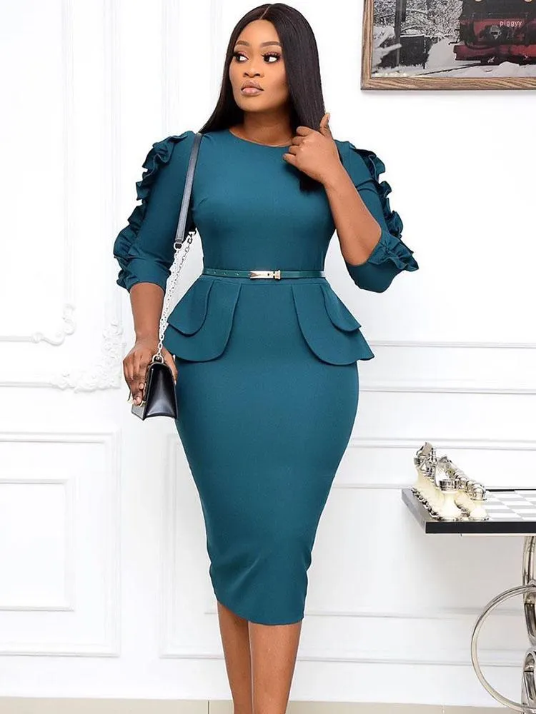 Casual work dresses with sleeves hot sale
