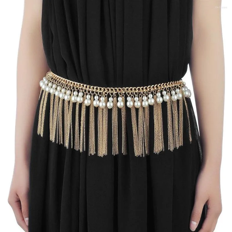 Beaded Belts for Women Girls Stylish Waist Chain, Dance Belt, Dress  Belt, Tassel Waistband, Metal Embellished Fashion Belts
