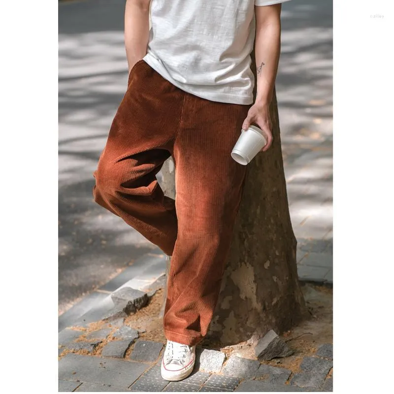 Pantalons Homme Simons Vintage Pantalon Velours C tel 300g Large Cargo Amekaji Molleton Homme