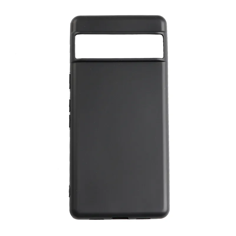 Svart matt mjuk TPU -mobiltelefonfodral för Google Pixel 8A 8 Pro 7A 6 5A 4 XL 3 Lite Cover