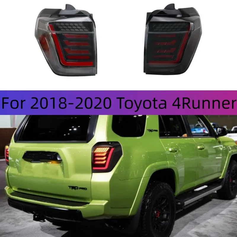 Car Styling Taillights for 20 18-20 20 Toyota 4 Runner Taillight Assembly Upgrade Full LED D R L Rear Turn Signal Automotive Accessories