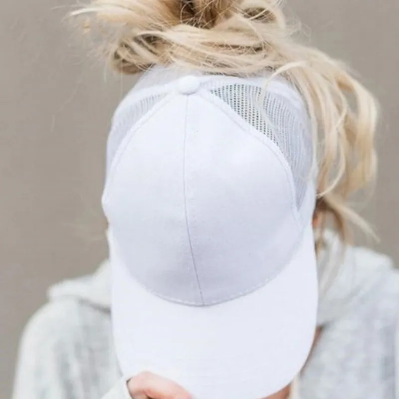 Adjustable Mesh Messy Bun Baseball Cap For Women Hip Hop Style With Tail,  Breathable And Sun Protective Perfect For Summer Style 230511 From Xue08,  $9.04