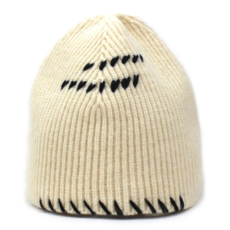 Thick Cashmere Knitted Hat Women's Warm Woolen Fisherman Hat Hip-Hop Skullies Cap Costume Accessory Gifts Winter Bonnet HCS331