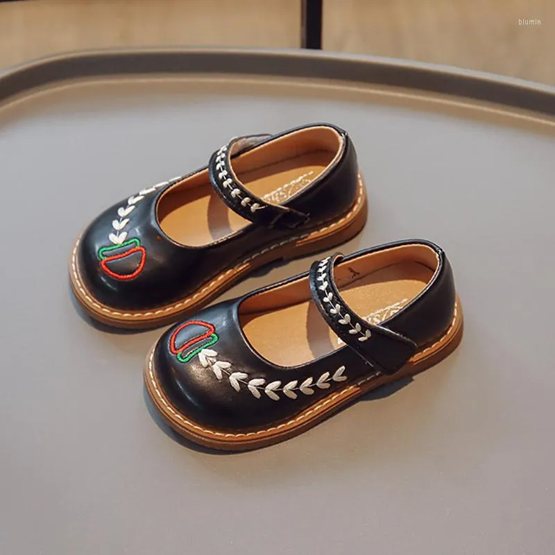 Flat Shoes Kids Emelcodery Leather Girls Mary Janes for Baby Tree Platform Platform Platfor