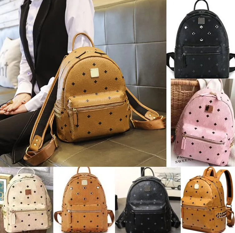 2023 Nuovo arrivo di alta qualità PU Zaino in pelle Borsa da scuola Uomo Donna Zaini di grande capacità Borse Zaini firmati Borse Moda Casual Zaino piccolo