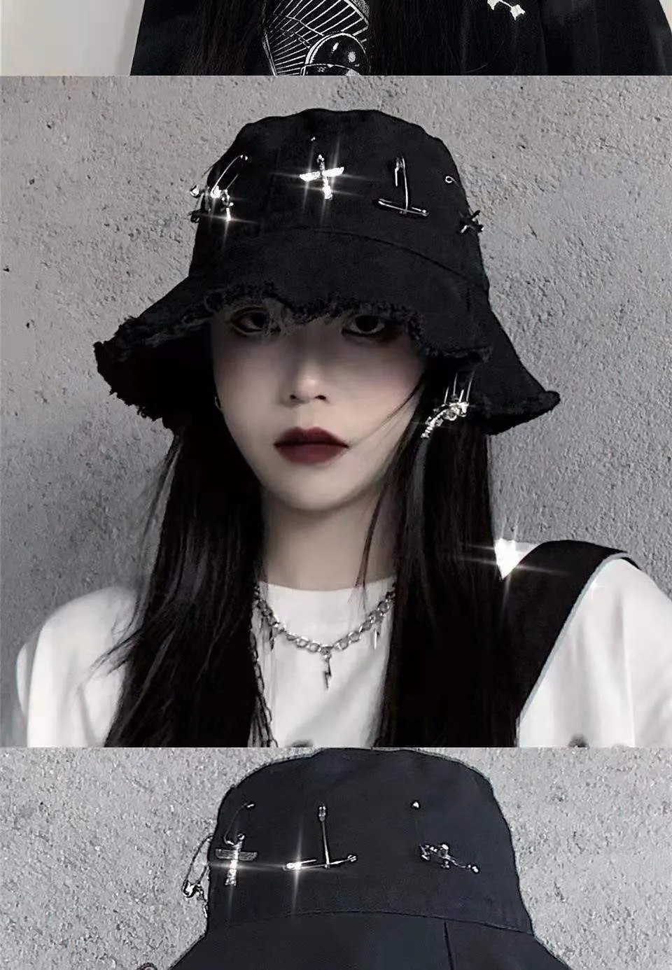 Stich Brim Hat / anuke / ナイロンハット / Black ànuke online store（アンヌーク） / Stich Brim HatStitch